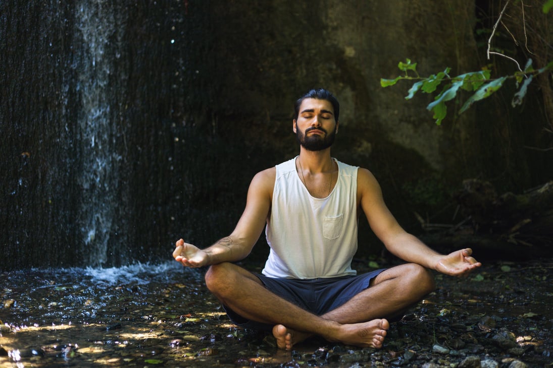 Man Meditating